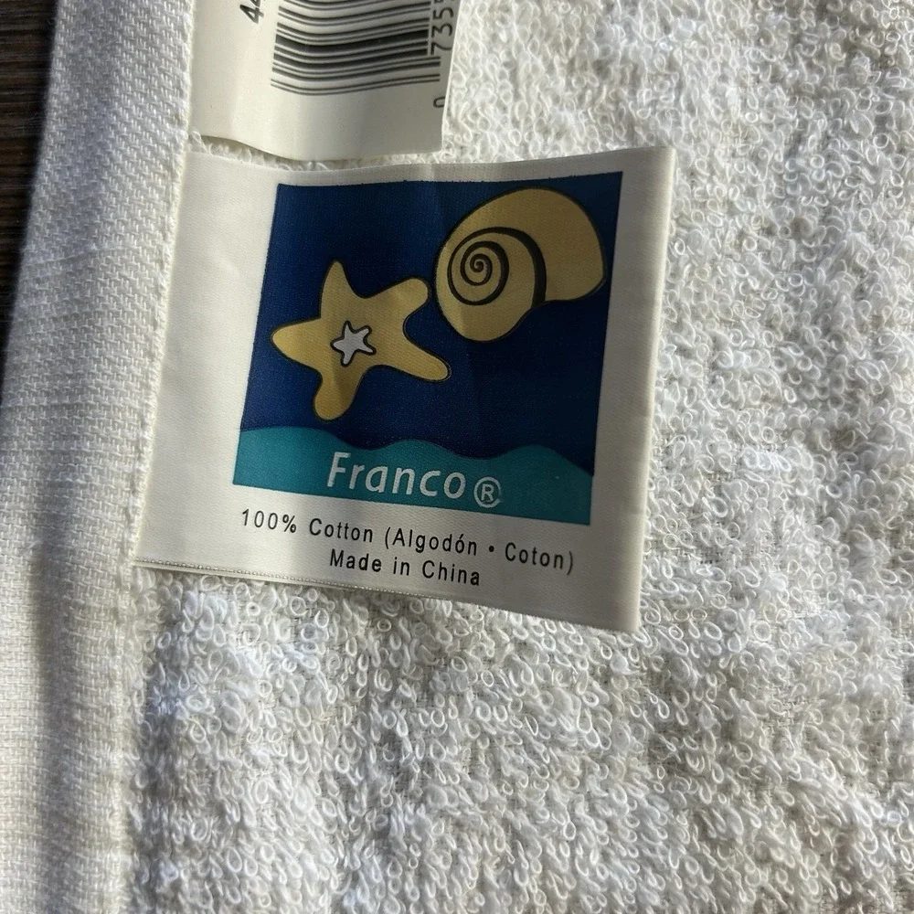 Vtg Franco Snow White Seven Dwarfs Beach Towel Disney Princess White 90s NEW